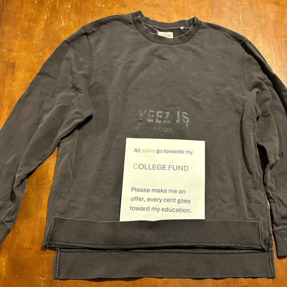 Yeezy Tour Men's Black Sweater